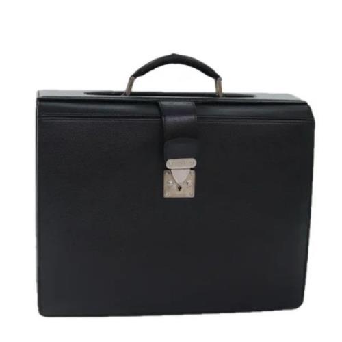 Louis Vuitton Vintage Pre-owned Laeder portfljer Black, Dam