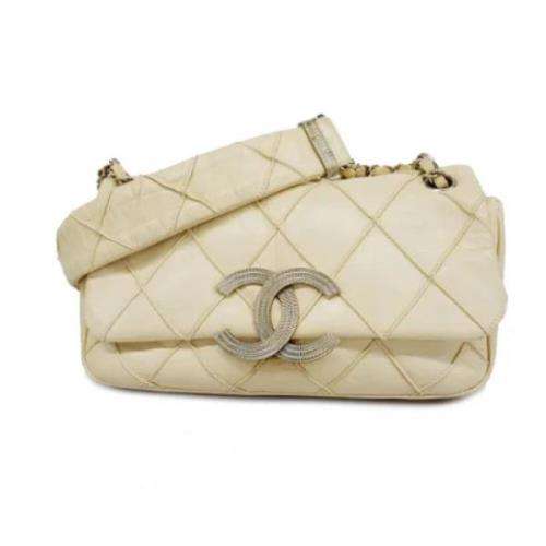 Chanel Vintage Pre-owned Laeder chanel-vskor White, Dam