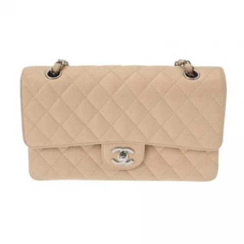 Chanel Vintage Pre-owned Laeder chanel-vskor Beige, Dam