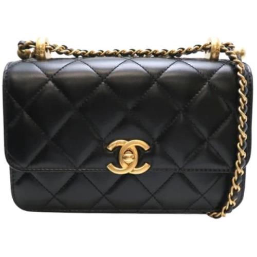 Chanel Vintage Pre-owned Laeder chanel-vskor Black, Dam