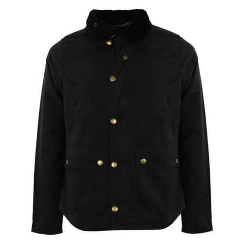 Barbour Vaxade bomullsjackor Green, Herr