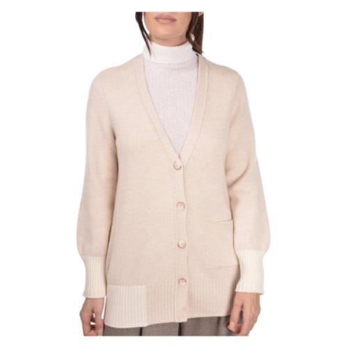 Gran Sasso Stilig Cardigan för Män Beige, Dam