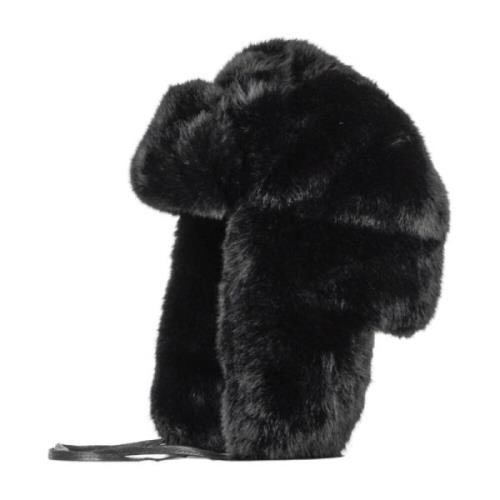 Kangol Faux Fur Trapper Hatt Svart Black, Herr