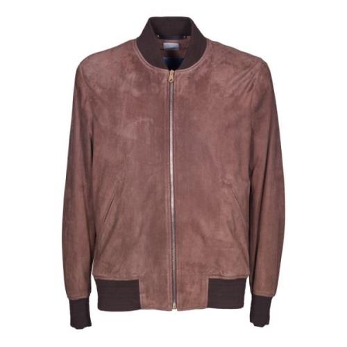 PS By Paul Smith Brun Bomberjacka Aw24 Brown, Herr