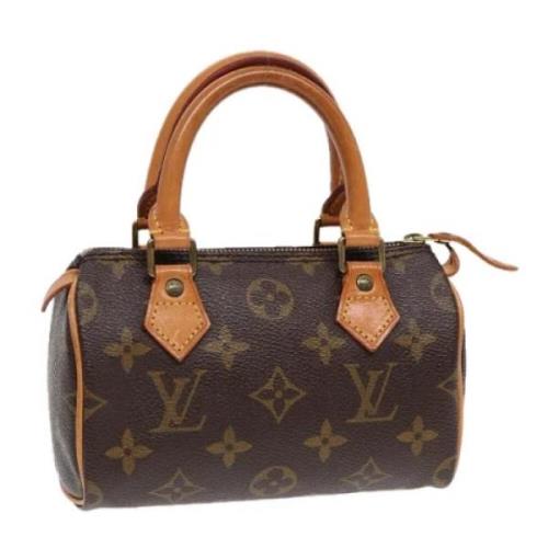 Louis Vuitton Vintage Pre-owned Canvas handvskor Brown, Dam