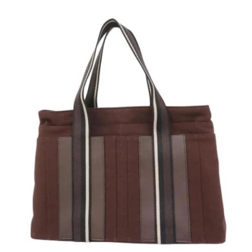 Hermès Vintage Pre-owned Canvas totevskor Brown, Dam