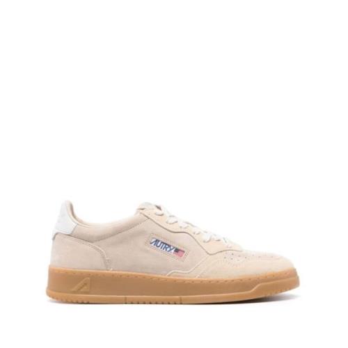 Autry Beige Mocka Panel Sneakers Beige, Herr