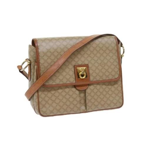 Celine Vintage Pre-owned Canvas celine-vskor Beige, Dam