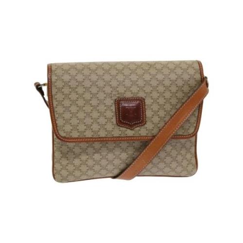 Celine Vintage Pre-owned Canvas celine-vskor Beige, Dam