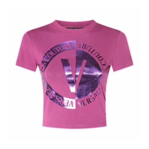 Versace Jeans Couture T-shirts och Polos Purple, Dam