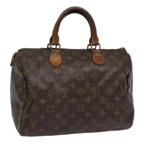 Louis Vuitton Vintage Pre-owned Canvas handvskor Brown, Dam