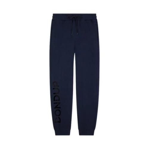 Dondup Jogger sweatpants med sidoprint Blue, Dam