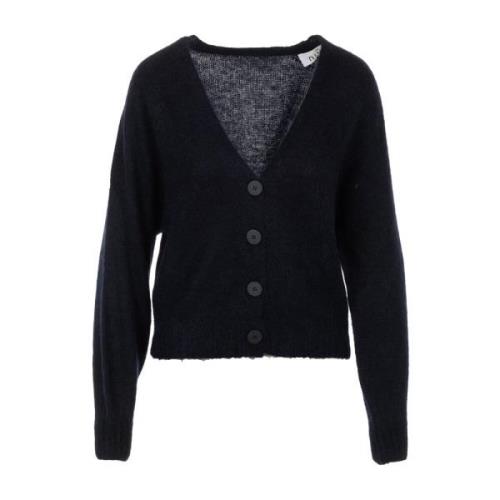 NIU Blå Cardigan Sweaters Blue, Dam