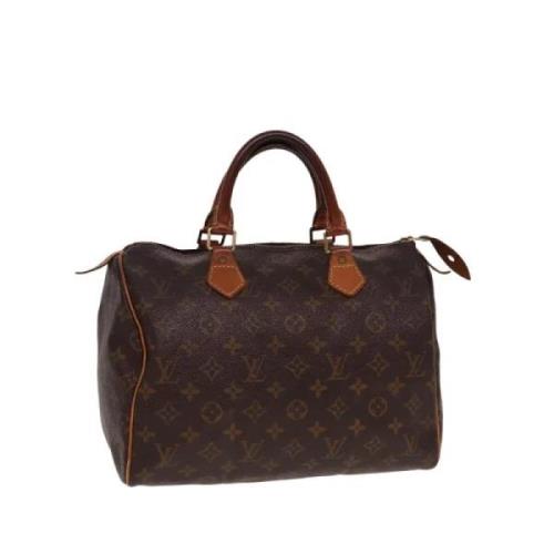 Louis Vuitton Vintage Pre-owned Canvas handvskor Brown, Dam