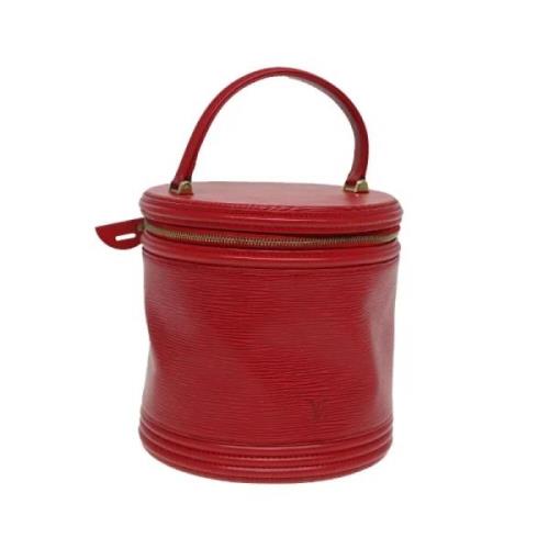 Louis Vuitton Vintage Pre-owned Laeder handvskor Red, Dam