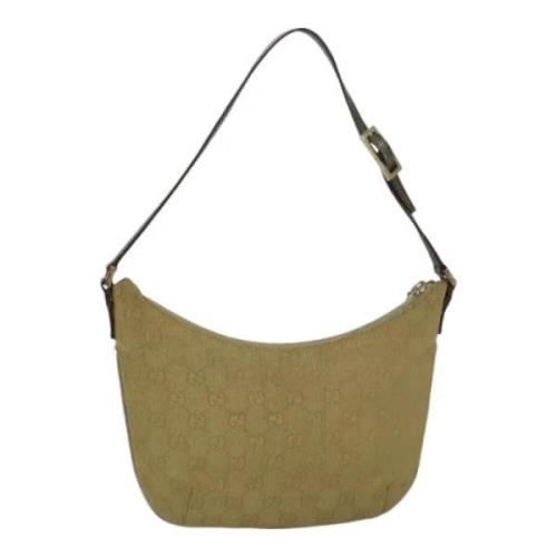 Gucci Vintage Pre-owned Canvas gucci-vskor Beige, Dam