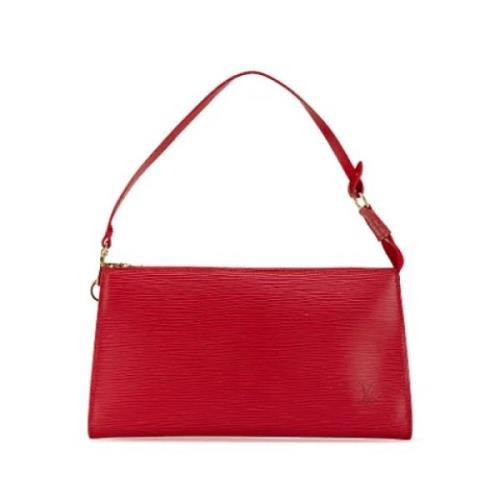 Louis Vuitton Vintage Pre-owned Laeder kuvertvskor Red, Dam