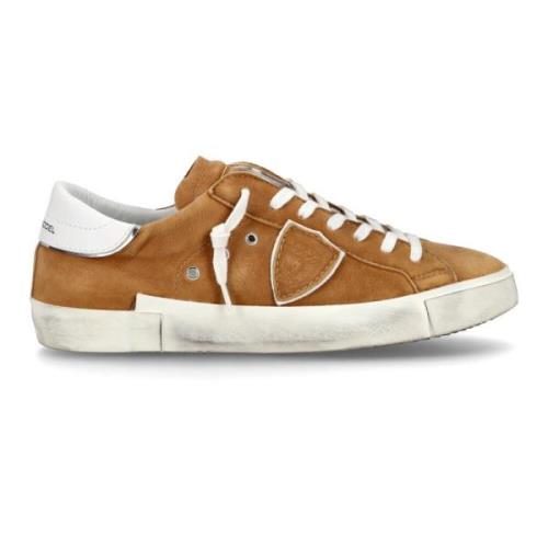 Philippe Model Sneakers Casual Prsx Men Nubuck Hazel Brown, Herr