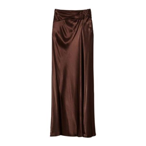 Twinset Matchande Kjolar Set Brown, Dam