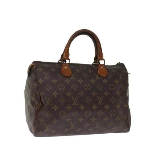 Louis Vuitton Vintage Pre-owned Canvas handvskor Brown, Dam