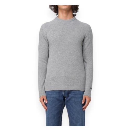 Woolrich Lamull Crewneck Tröja Gray, Herr