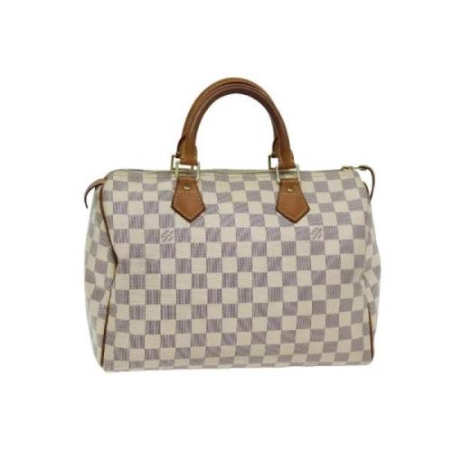 Louis Vuitton Vintage Pre-owned Canvas handvskor Beige, Dam