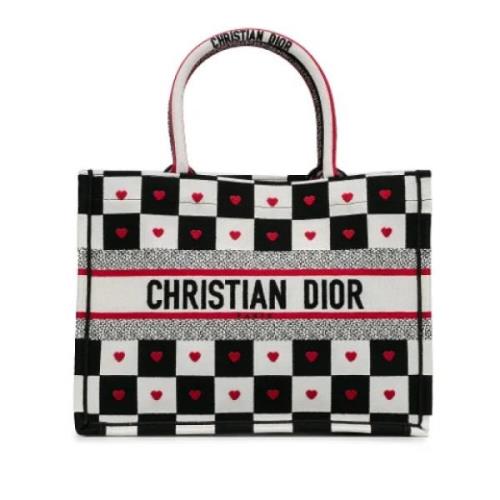 Dior Vintage Pre-owned Canvas totevskor White, Dam