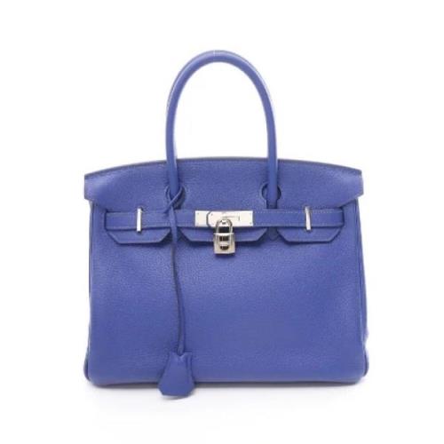 Hermès Vintage Pre-owned Laeder handvskor Blue, Dam