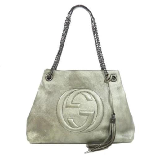 Gucci Vintage Pre-owned Laeder gucci-vskor Gray, Dam