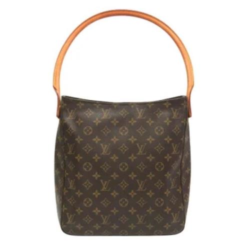 Louis Vuitton Vintage Pre-owned Canvas handvskor Brown, Dam