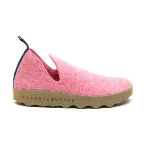 Asportuguesas Rosa Sneakers City Felt Pink, Dam