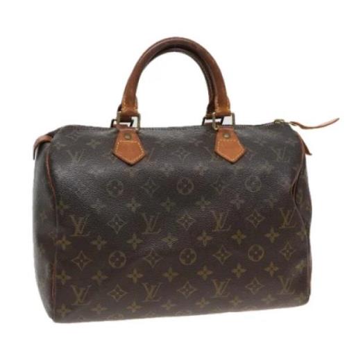 Louis Vuitton Vintage Pre-owned Canvas handvskor Brown, Dam