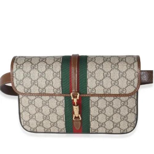 Gucci Vintage Pre-owned Canvas gucci-vskor Beige, Dam