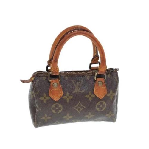 Louis Vuitton Vintage Pre-owned Canvas handvskor Brown, Dam