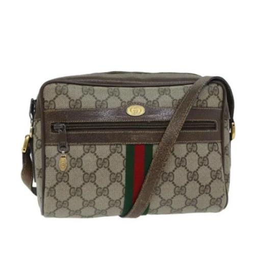 Gucci Vintage Pre-owned Laeder gucci-vskor Beige, Dam