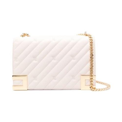 Elisabetta Franchi Stiliga Väskor Kollektion White, Dam