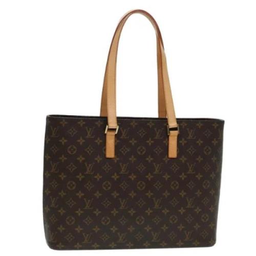 Louis Vuitton Vintage Pre-owned Canvas totevskor Brown, Dam