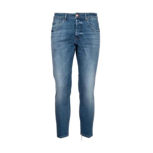 Don The Fuller Mid Blue Tapered Jeans Yaren Blue, Herr