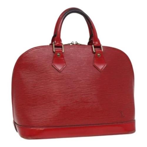 Louis Vuitton Vintage Pre-owned Laeder handvskor Red, Dam