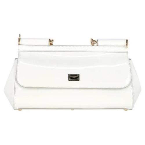 Dolce & Gabbana Pre-owned Pre-owned Laeder handvskor White, Dam