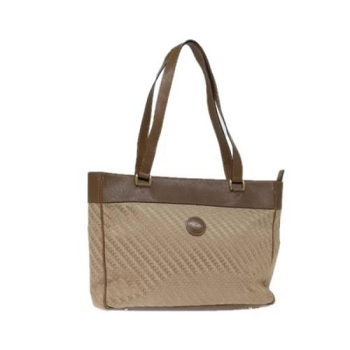 Gucci Vintage Pre-owned Canvas gucci-vskor Beige, Dam