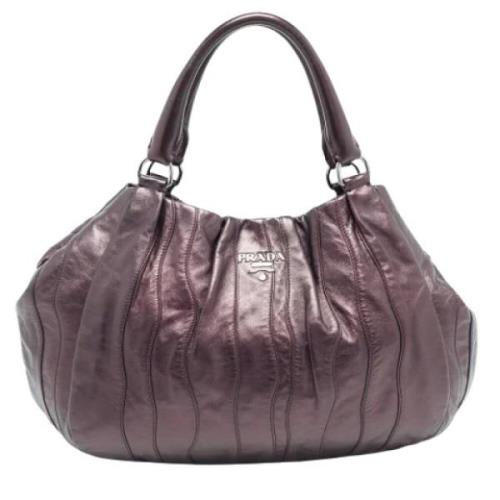 Prada Vintage Pre-owned Laeder prada-vskor Purple, Dam