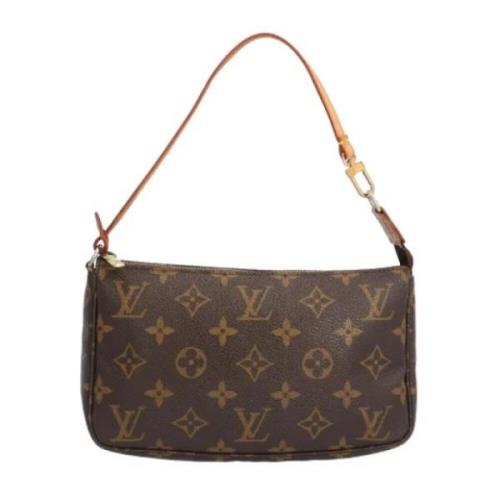 Louis Vuitton Vintage Pre-owned Canvas kuvertvskor Brown, Dam