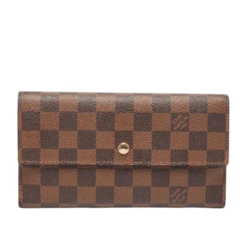 Louis Vuitton Vintage Pre-owned Belagd canvas plnbcker Brown, Dam