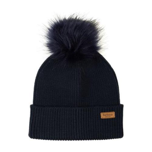 Barbour Dover Beanie och Scarf Set Blue, Dam