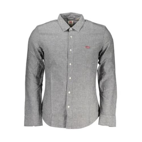 Levi's Skjortor-Långärmade skjortor Gray, Herr