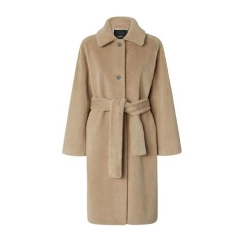 Pinko Stilfull Kappa för Kvinnor Beige, Dam