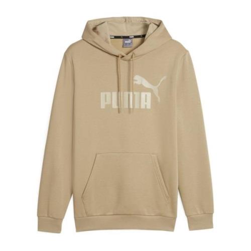 Puma Grundläggande Logohoodie - Beige Beige, Herr