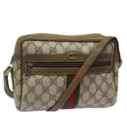 Gucci Vintage Pre-owned Laeder gucci-vskor Beige, Dam