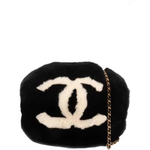 Chanel Vintage Pre-owned Tyg chanel-vskor Black, Dam